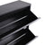 Herman Schuhschrank - Schwarzes Metall mit 2 Klappen - 80x26x89cm